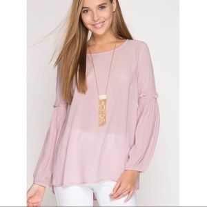 HEATHER GREY, MISTY PINK OR WHITE BLOUSE